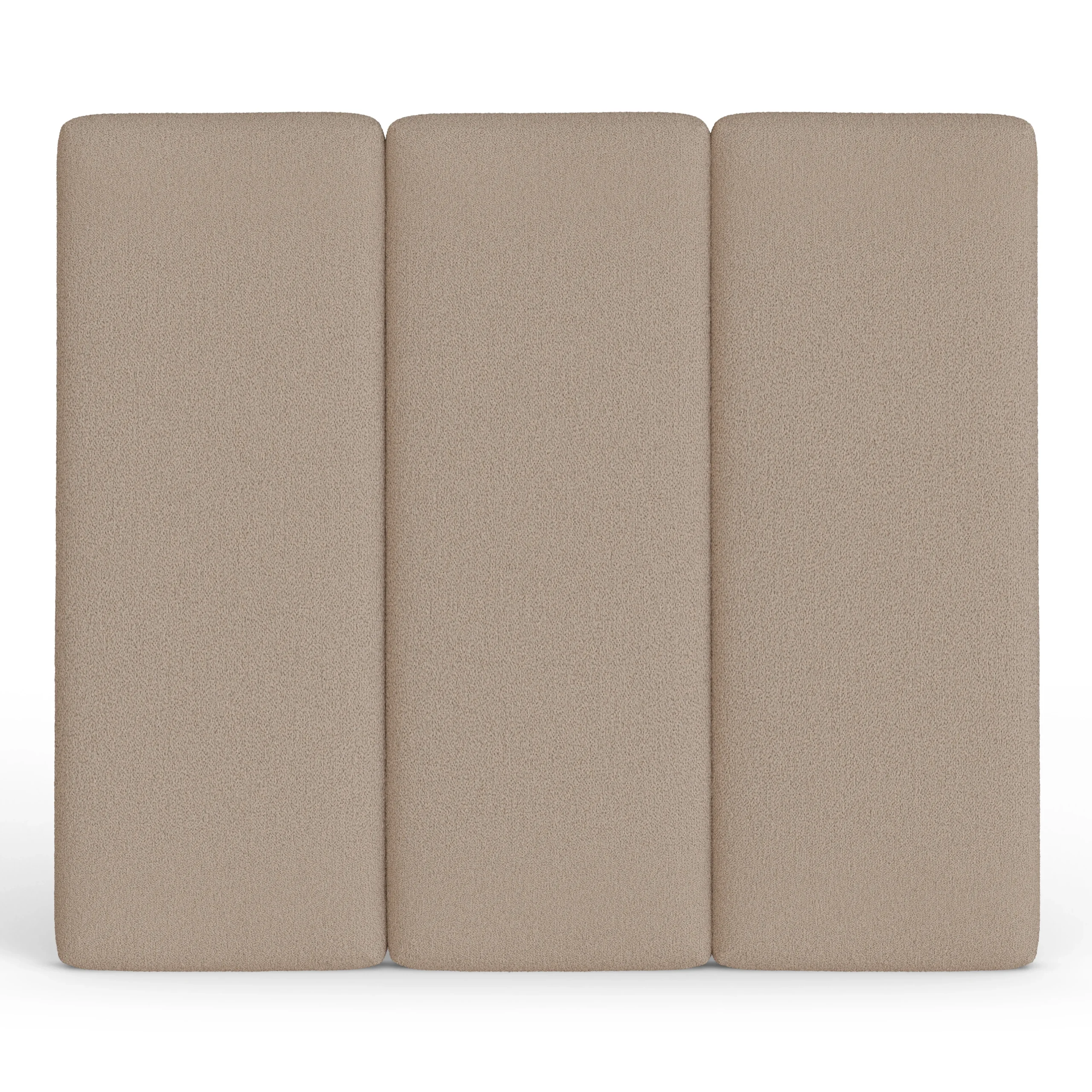 Noel Queen Tall Headboard - Sandstone Wool Bouclé - Image 4