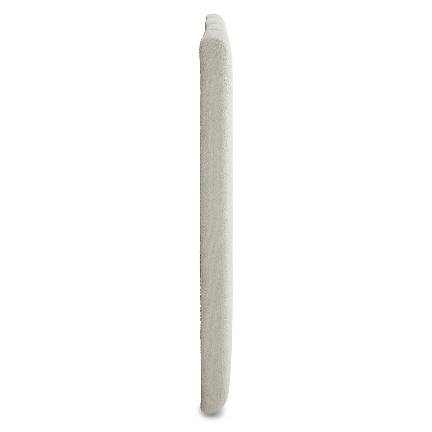 Noel King Headboard - Lunaria White Bouclé - Image 4