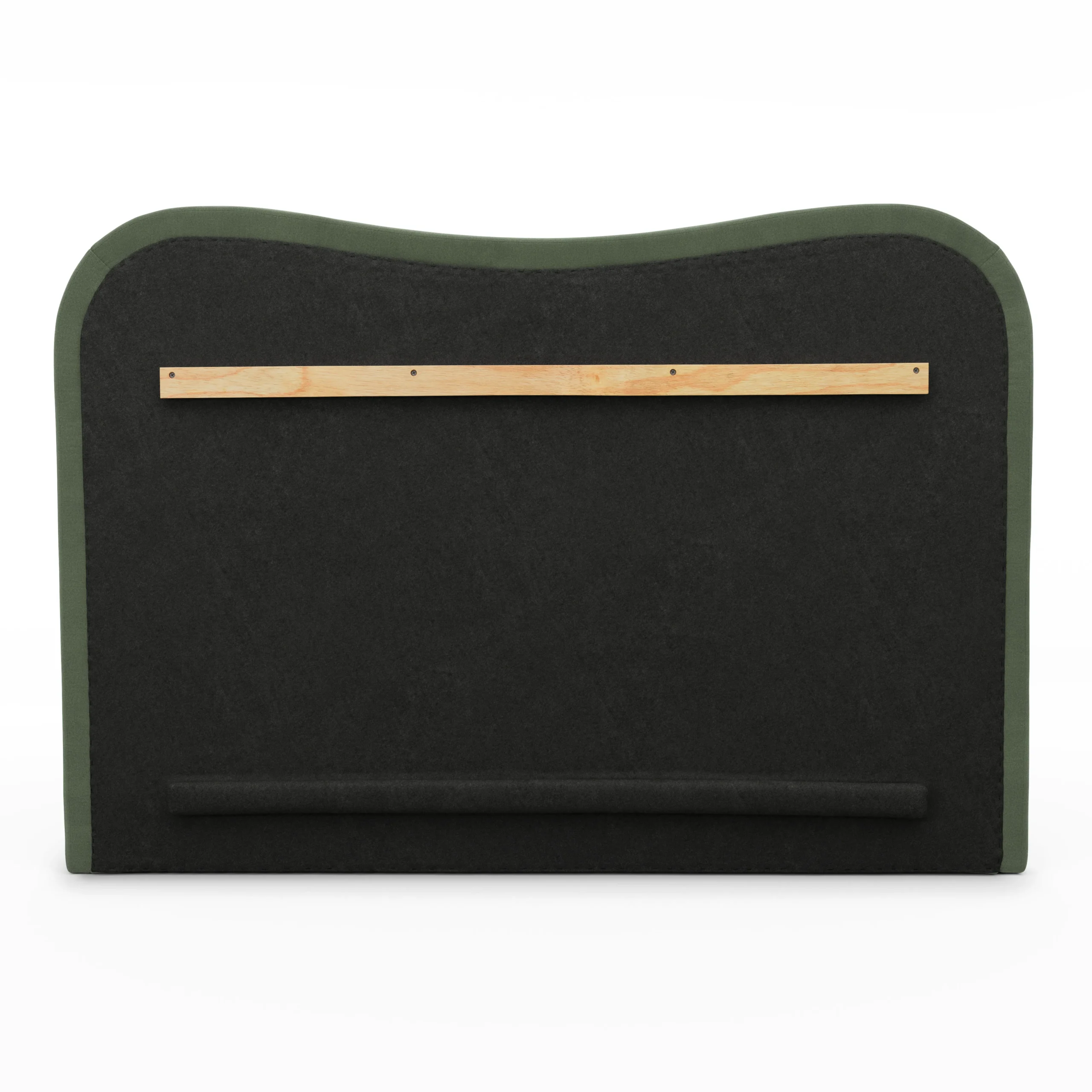 Makoa Queen Velvet Headboard - Plush Pacific Green - Image 5