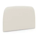 Kaleo Queen Headboard - Ivory Wool Bouclé