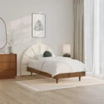 Almelo Twin Headboard - Ivory Wool Bouclé