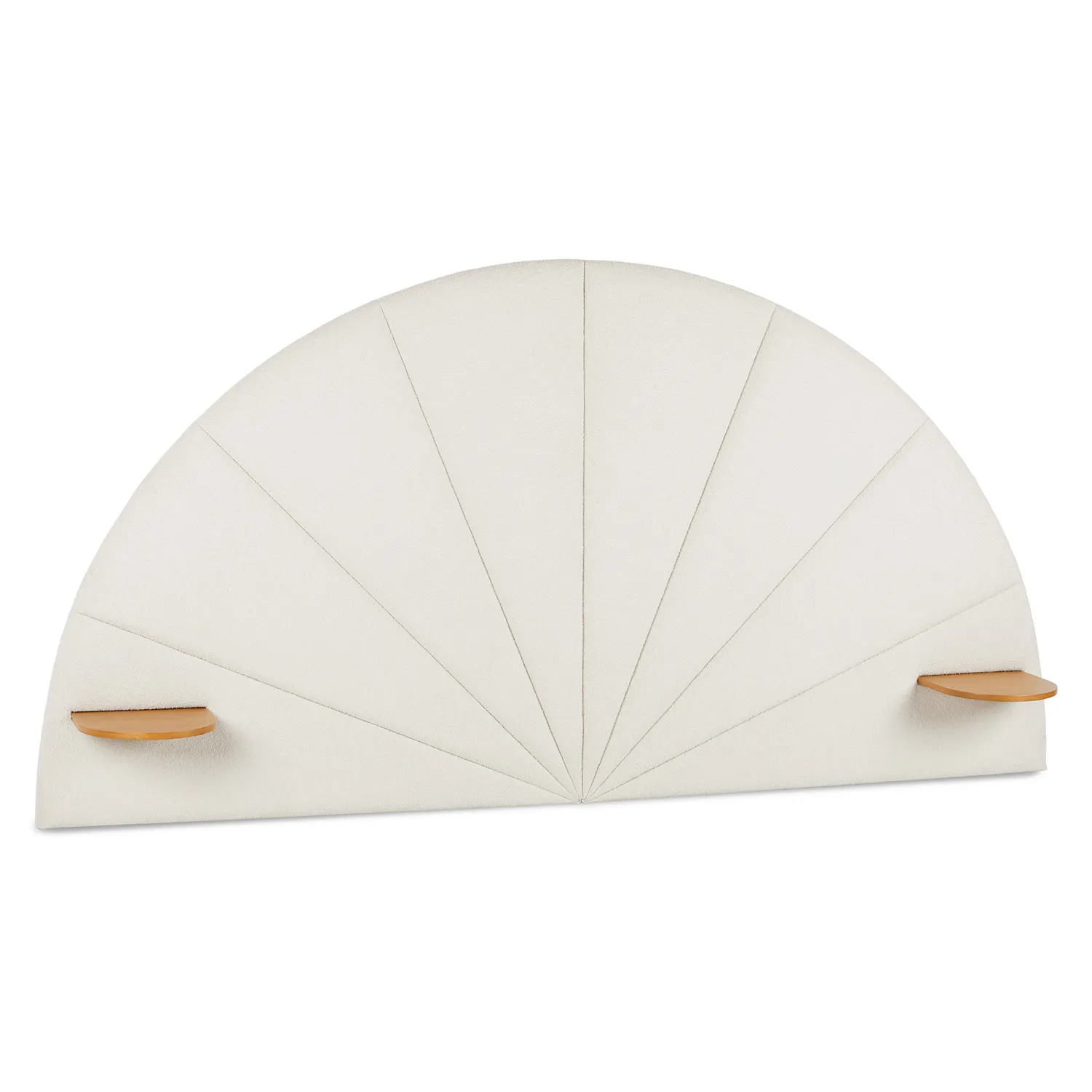 Almelo King Headboard - Ivory Wool Bouclé - Image 4