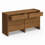 Torme 6-Drawer Double Dresser - Smoked Oak