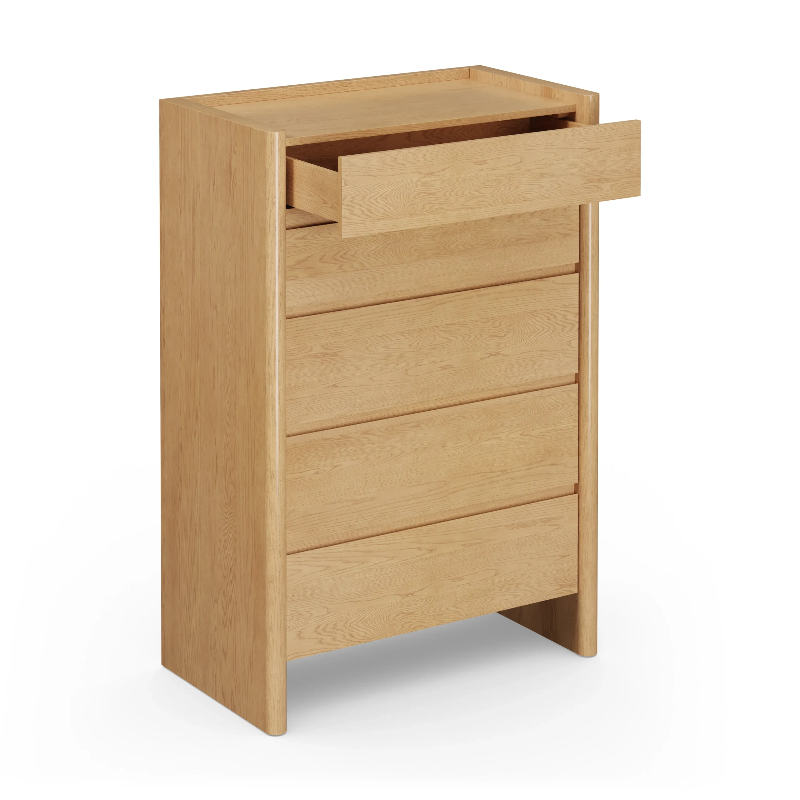 Torme 5-Drawer Chest - White Oak - Image 4