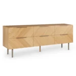 Nera 6-Drawer Double Dresser - Walnut