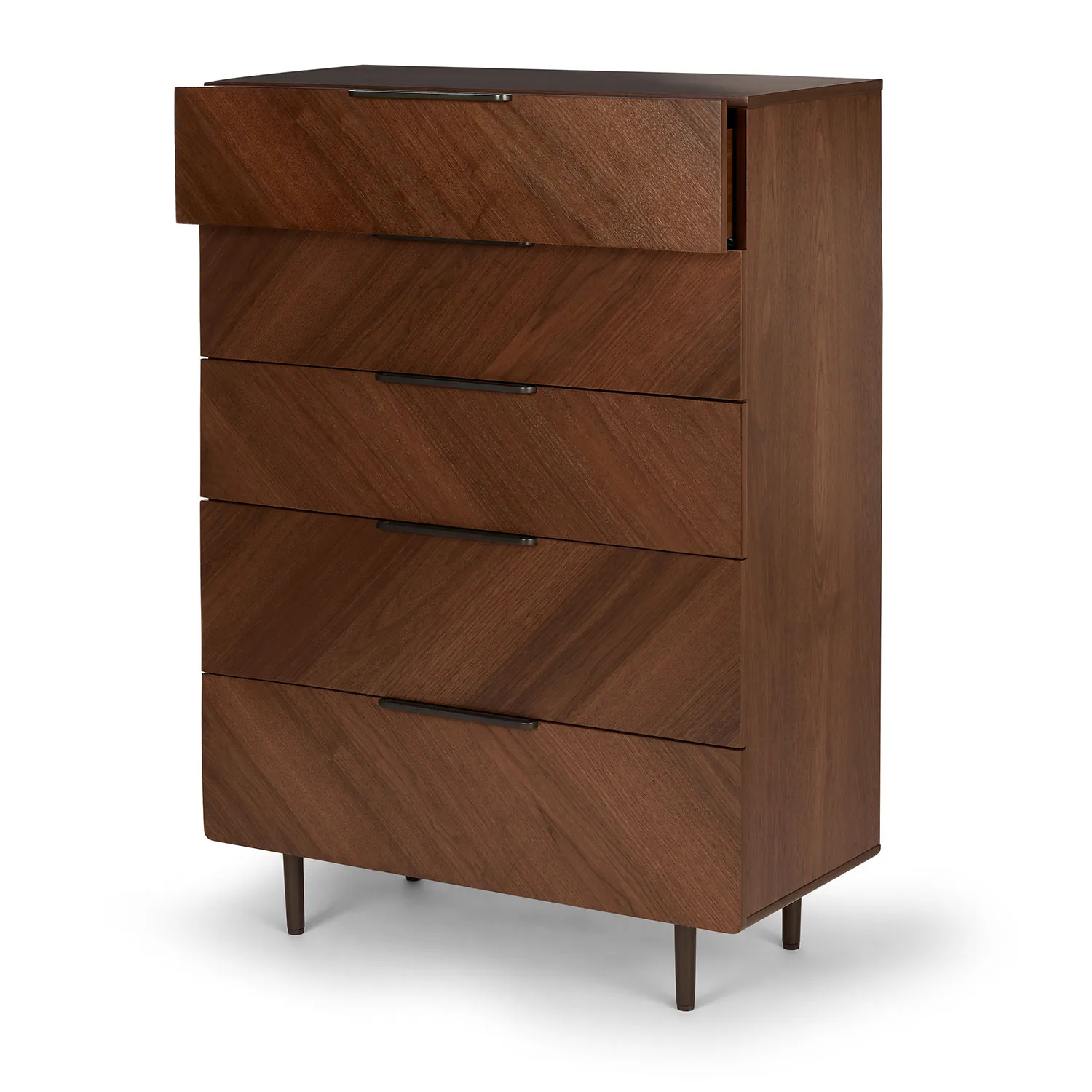 Nera 5-Drawer Chest - Walnut - Image 4