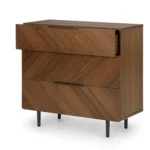 Nera 3-Drawer Chest - Walnut