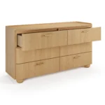Miila 6-Drawer Double Dresser - White Oak