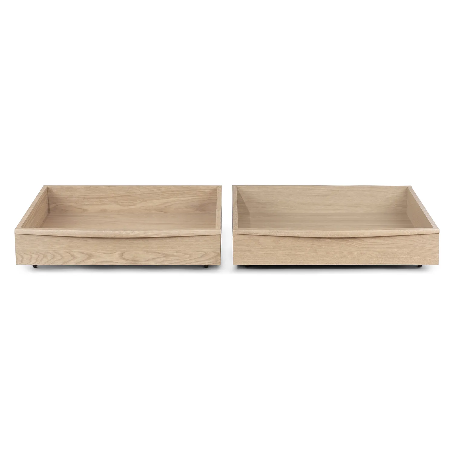 Lenia Underbed Storage Drawer Set - White Oak - Image 4