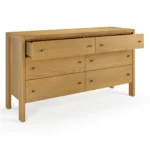 Cassie 6-Drawer Double Dresser - Natural Oak