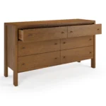 Cassie 6-Drawer Double Dresser - Smoked Oak