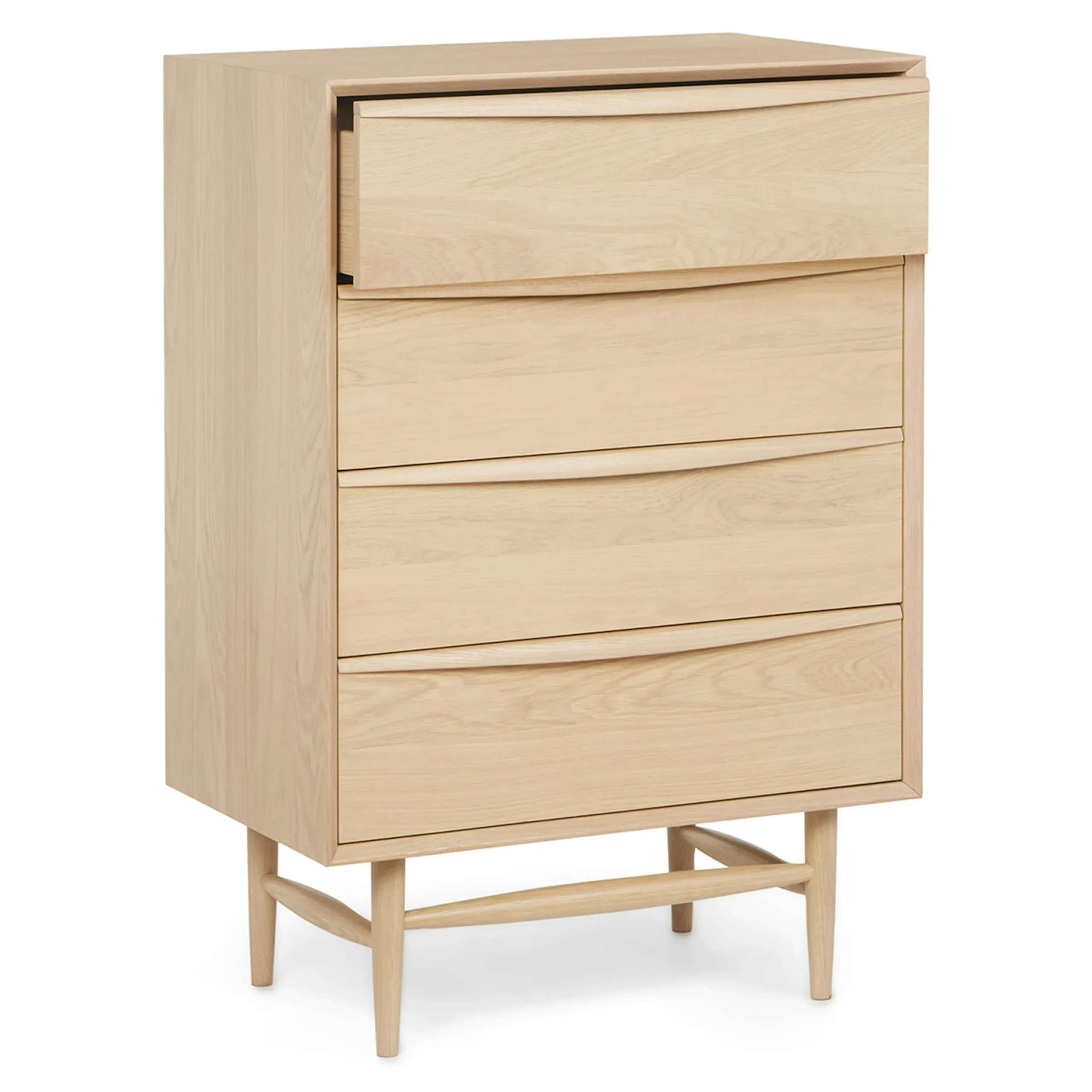 Lenia 4-Drawer Chest - White Oak - Image 4