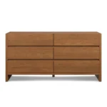 Leif 6-Drawer Double Dresser - Smoked Oak
