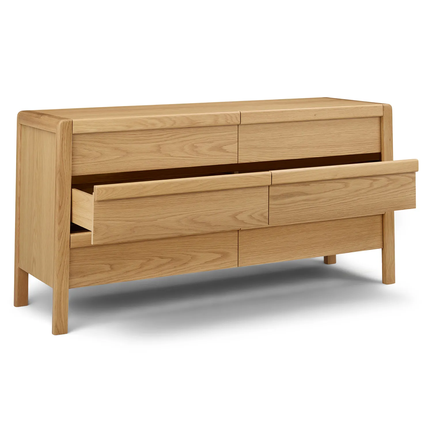 Dalsa 6-Drawer Double Dresser - Natural Oak - Image 4