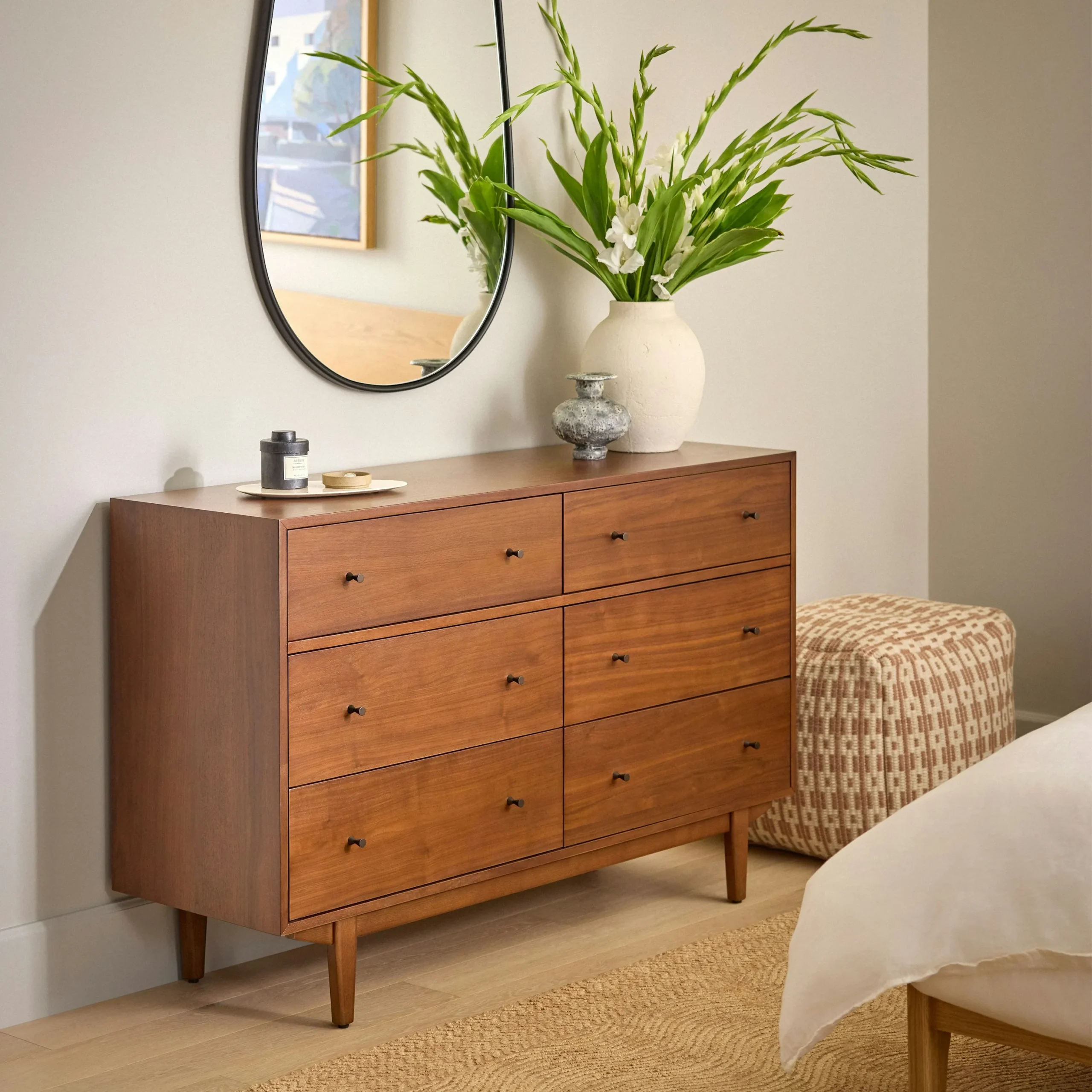 Cooper 6-Drawer Double Dresser - Walnut - Image 4