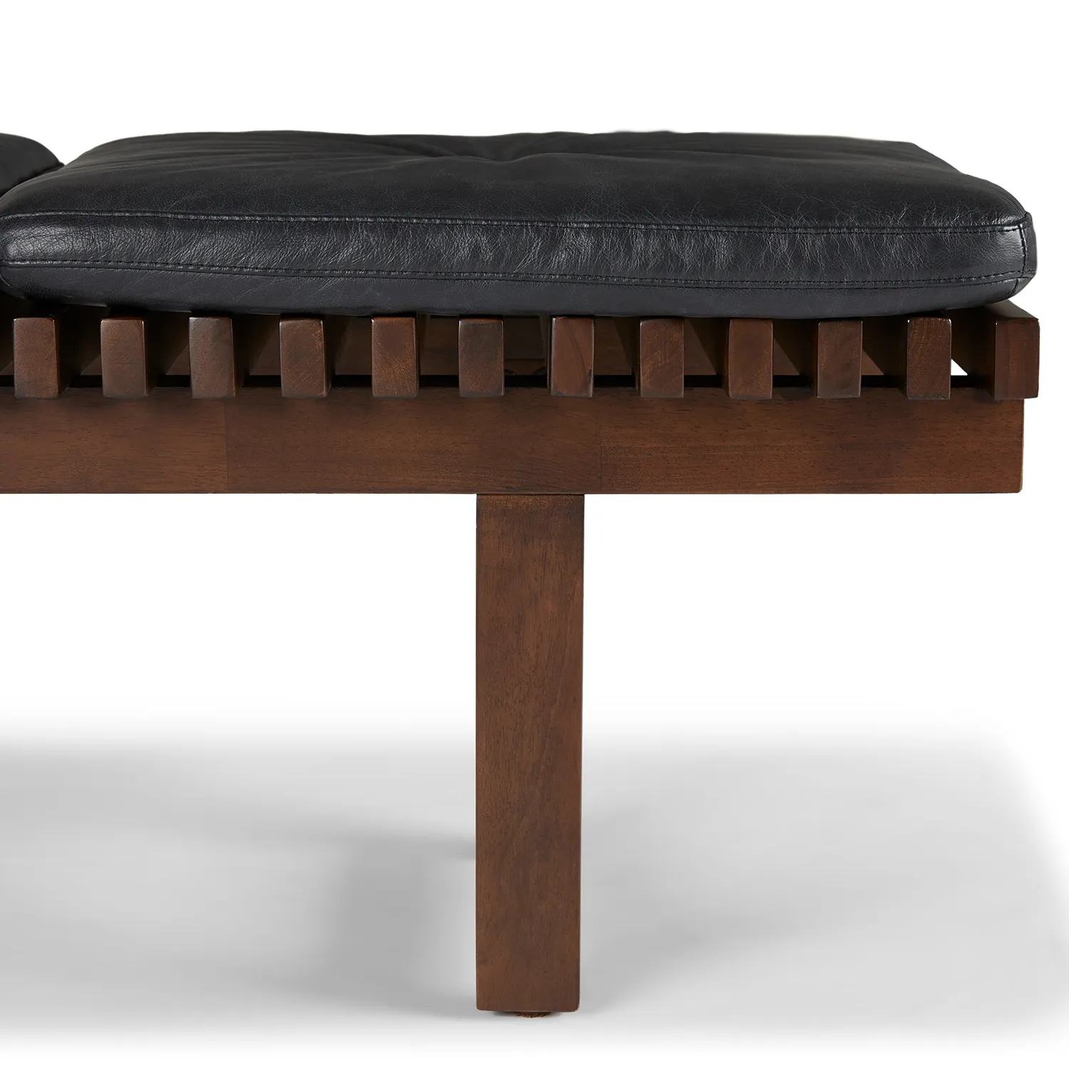 Ripa 59_ Leather Bench - Oxford Black - Image 5
