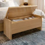 Leif 42_ Storage Bench - White Oak