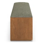 Kouva 47_ Bench - Smoked Oak and Algonquin Green