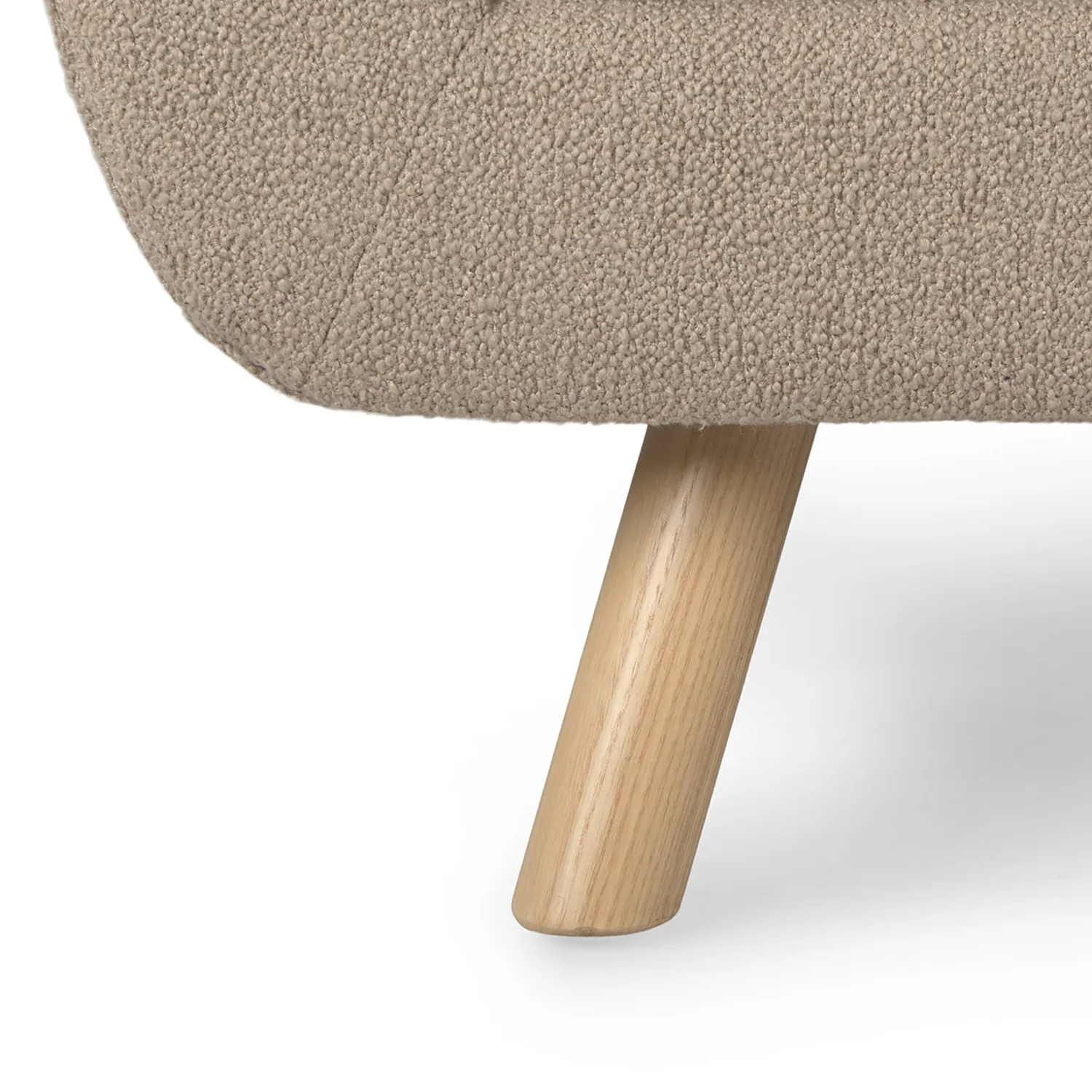 Gabriola 60_ Bench - Sandstone Wool Bouclé - Image 5