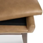 Chantel 56_ Leather Bench - Toscana Tan