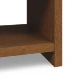Cassie 56_ Leather Bench - Smoked Oak and Charme Green