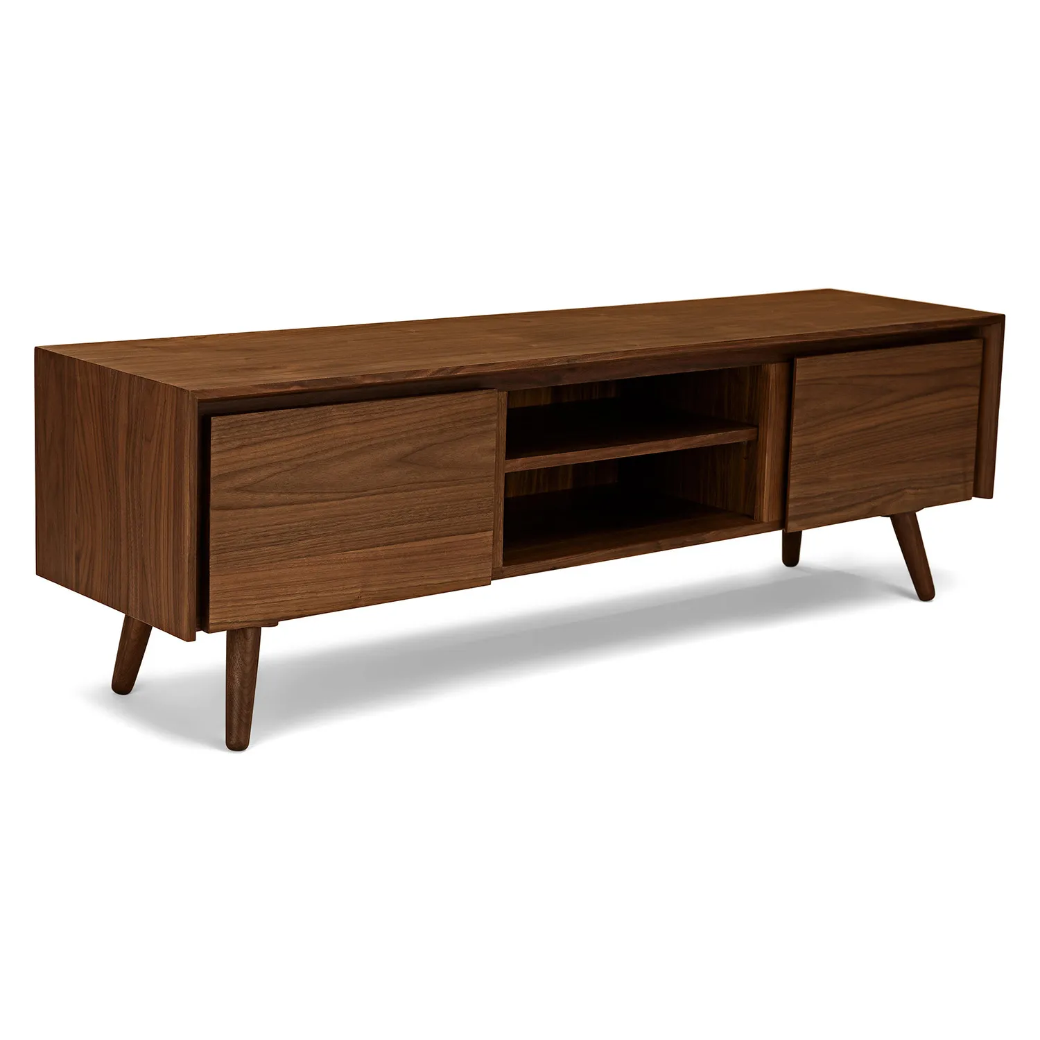 Seno 63_ Low Media Unit - Walnut - Image 2
