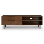 Nera 63_ Low Media Unit - Walnut