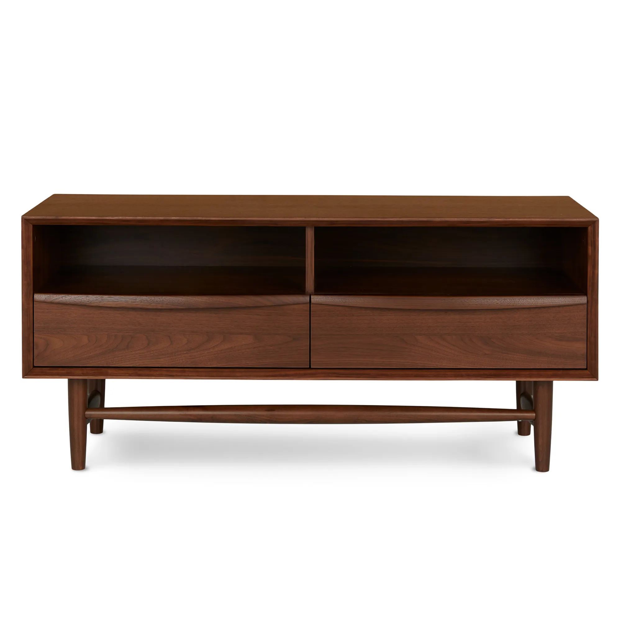 Lenia 42_ Low Media Unit - Walnut - Image 2