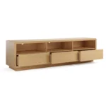 Leif 80_ Media Unit - White Oak