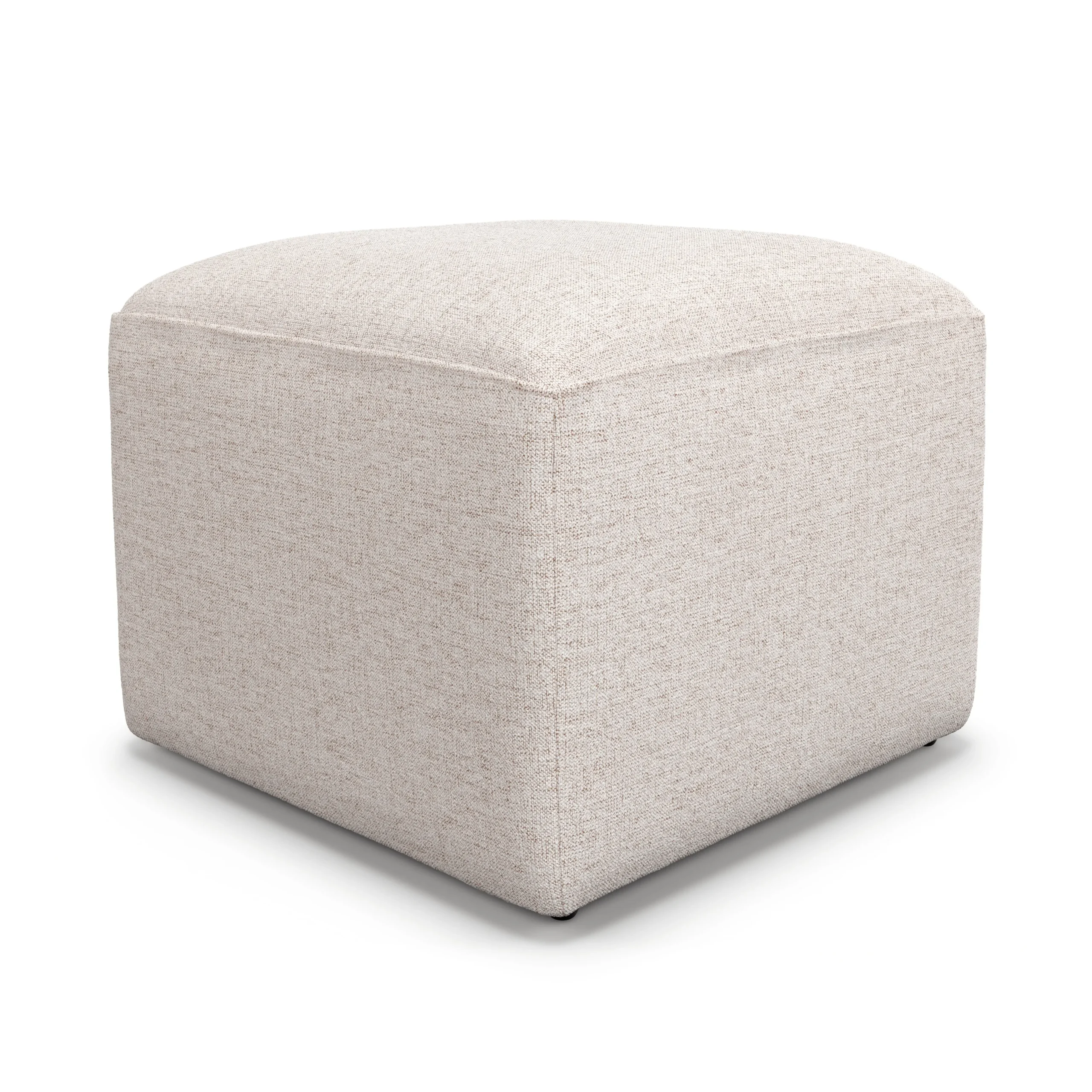 Winslow 21.25_ Ottoman - Napa White - Image 4