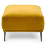 Abisko 45.5_ Velvet Ottoman - Plush Yarrow Gold