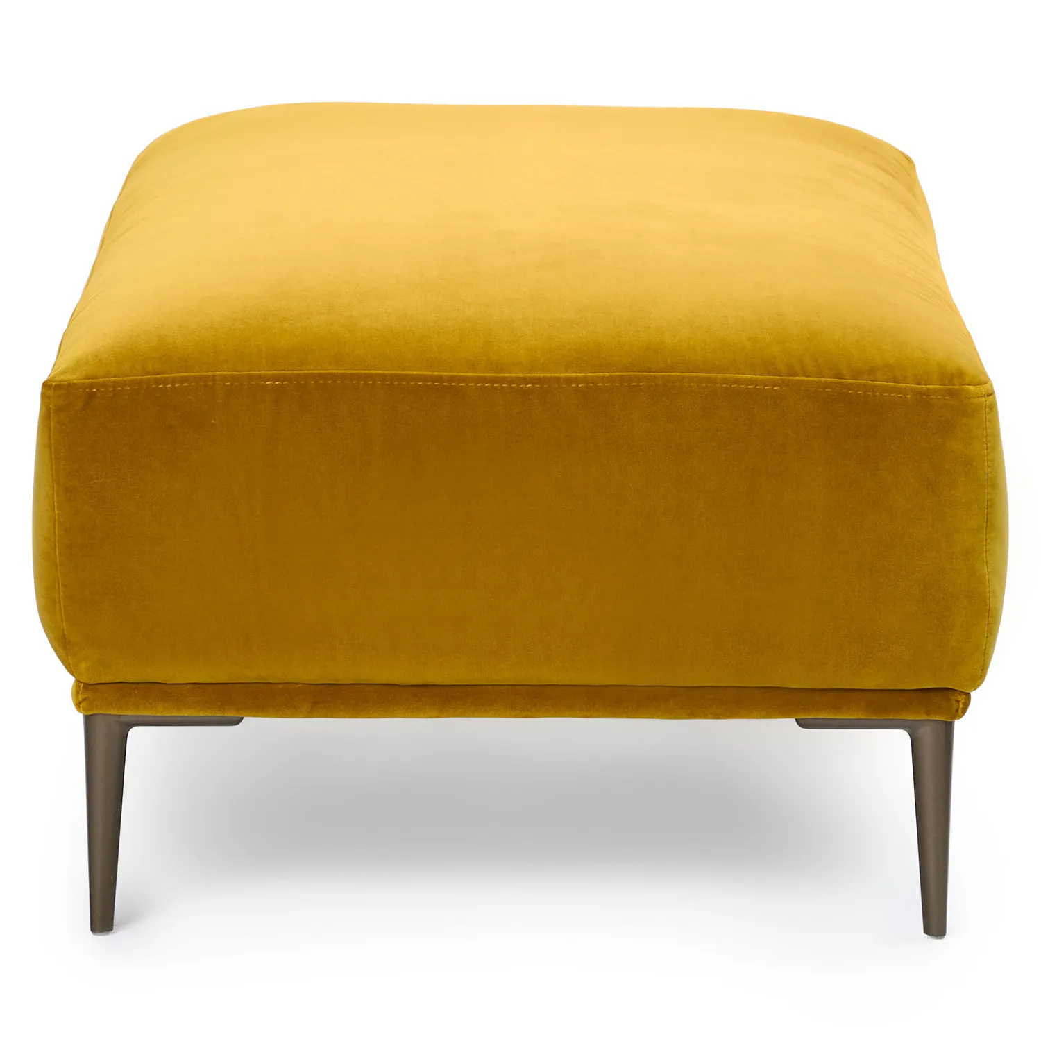 Abisko 45.5_ Velvet Ottoman - Plush Yarrow Gold - Image 4