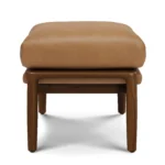 Bavel 25_ Leather Ottoman - Charme Tan