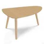 Amoeba 29.5_ Coffee Table - White Oak