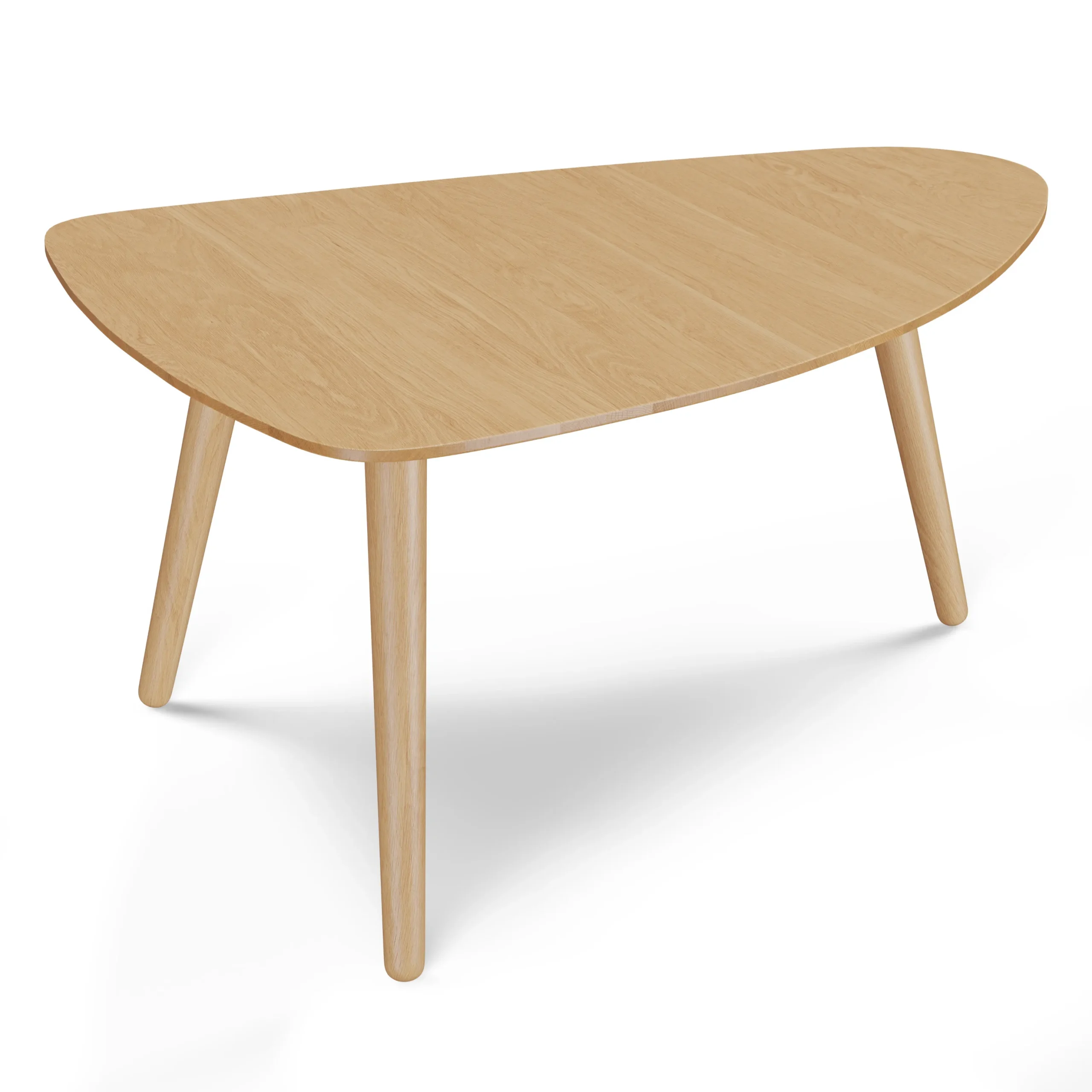 Amoeba 29.5_ Coffee Table - White Oak - Image 2