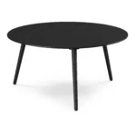 Amoeba 35.5_ Round Coffee Table - Black