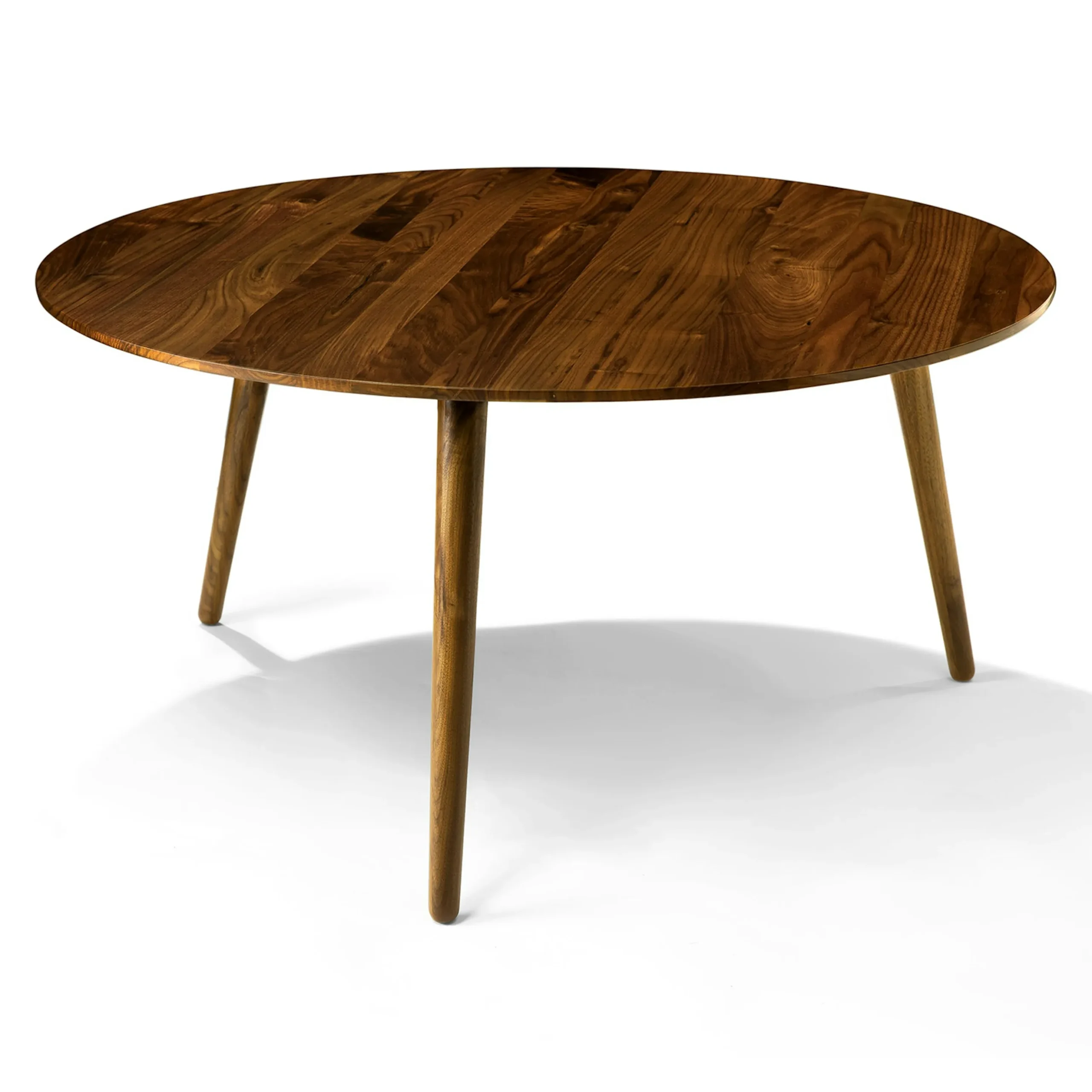 Amoeba 35.5_ Round Coffee Table - Walnut - Image 4