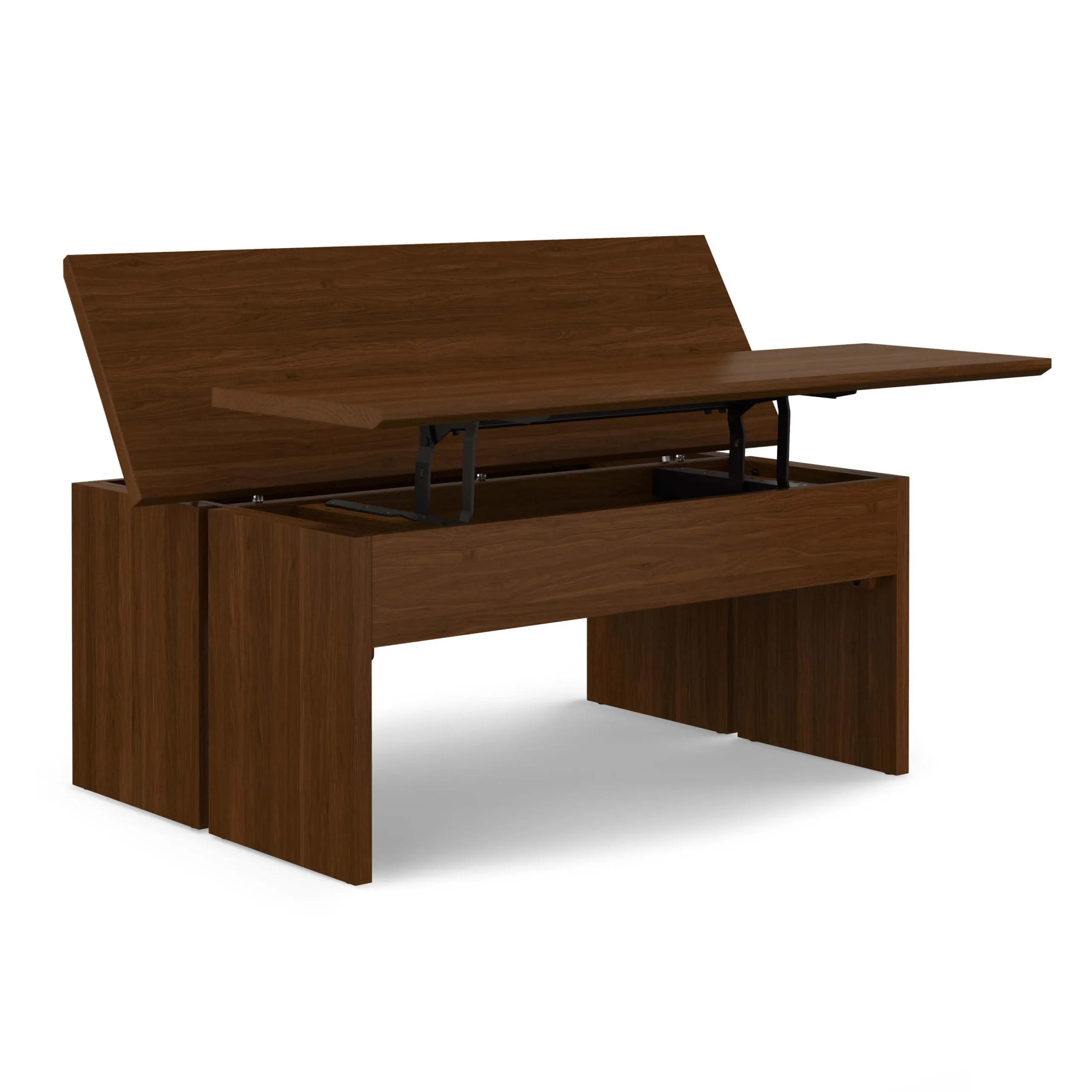 Karl 46_ Lift-Top Storage Coffee Table - Walnut - Image 2