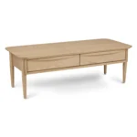 Lenia 46_ Storage Coffee Table - White Oak