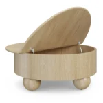 Sigrid 42.5_ Storage Coffee Table - White Oak