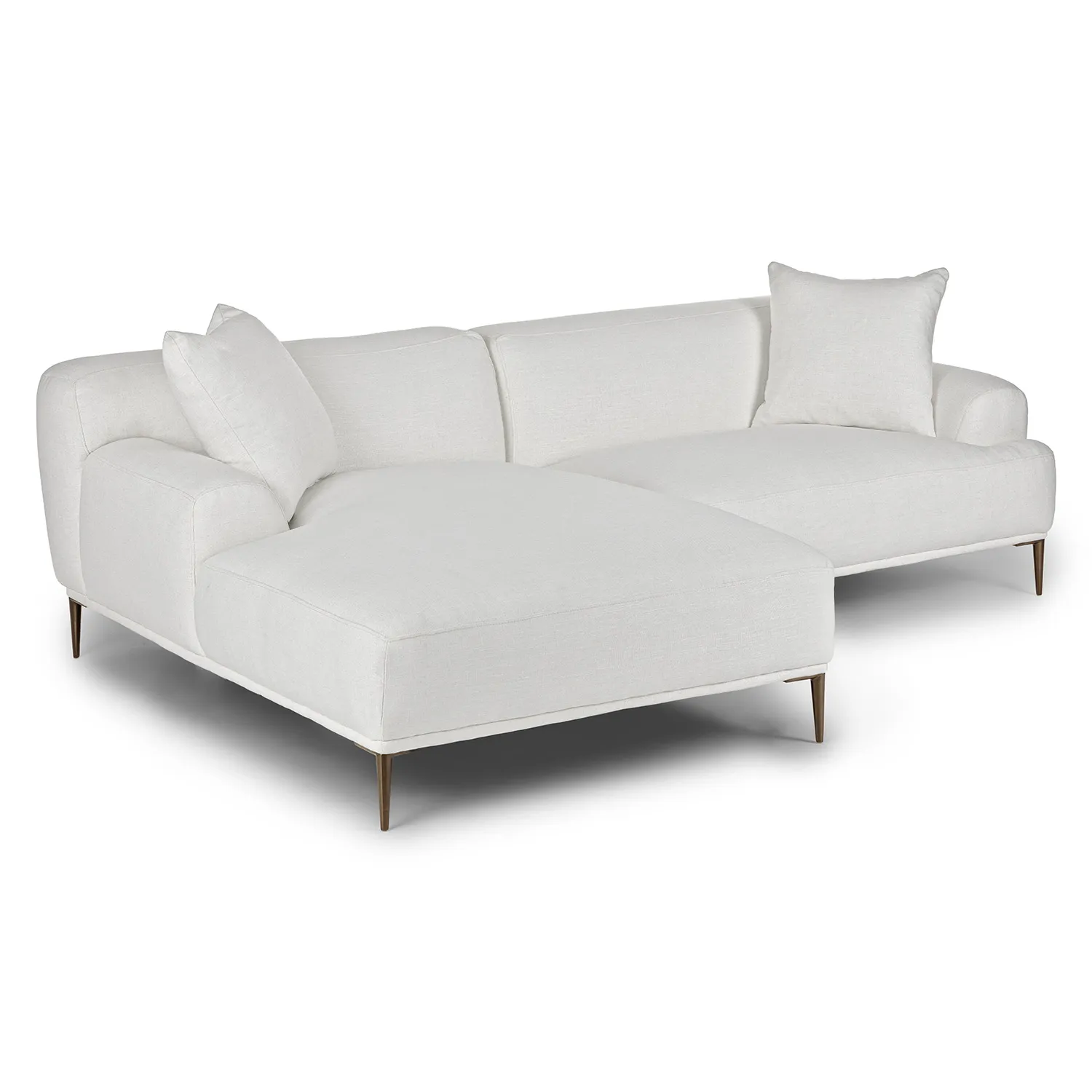 Abisko 94.5_ Left Sectional - Quartz White - Image 4