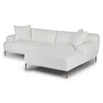 Abisko 94.5_ Right Sectional - Quartz White