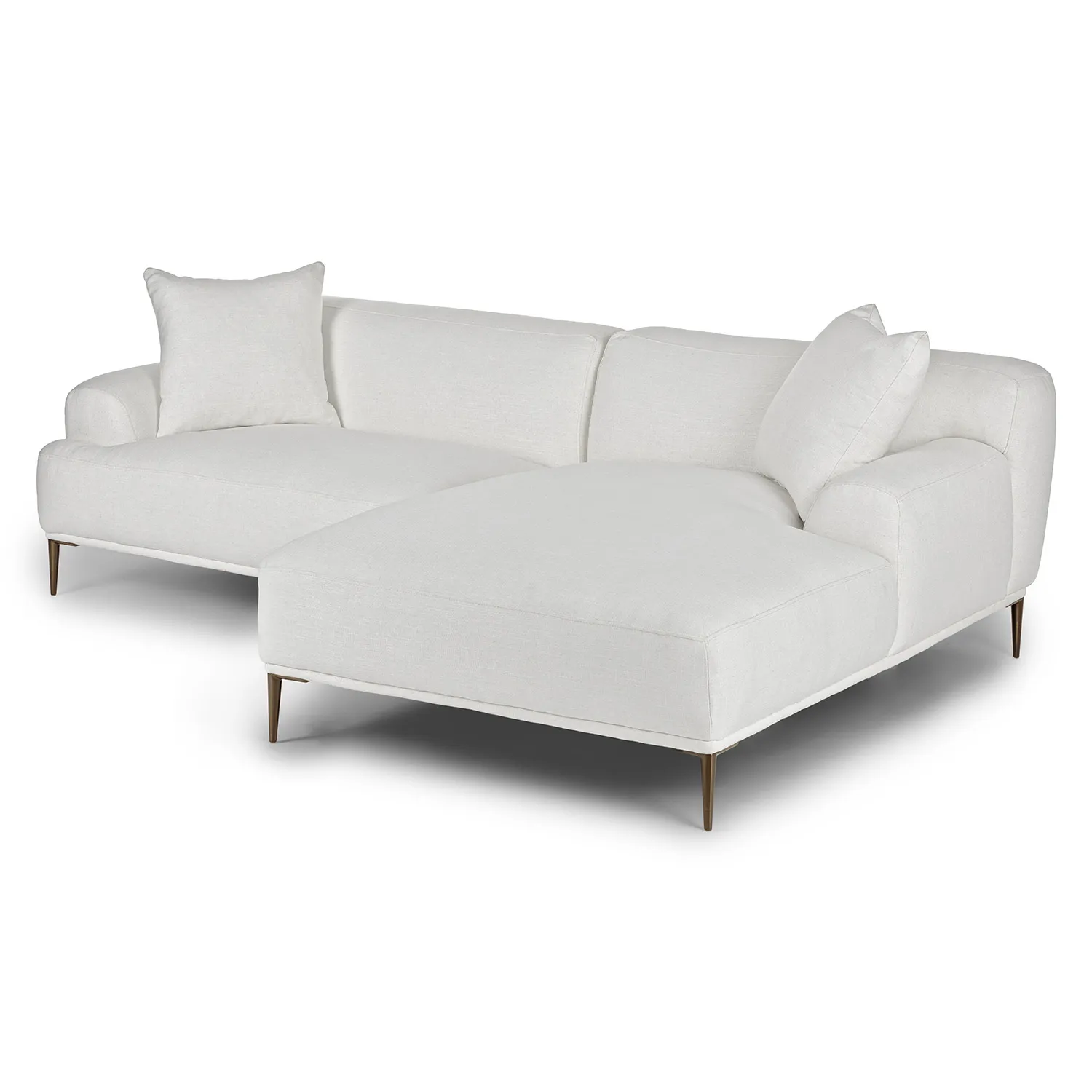 Abisko 94.5_ Right Sectional - Quartz White - Image 4