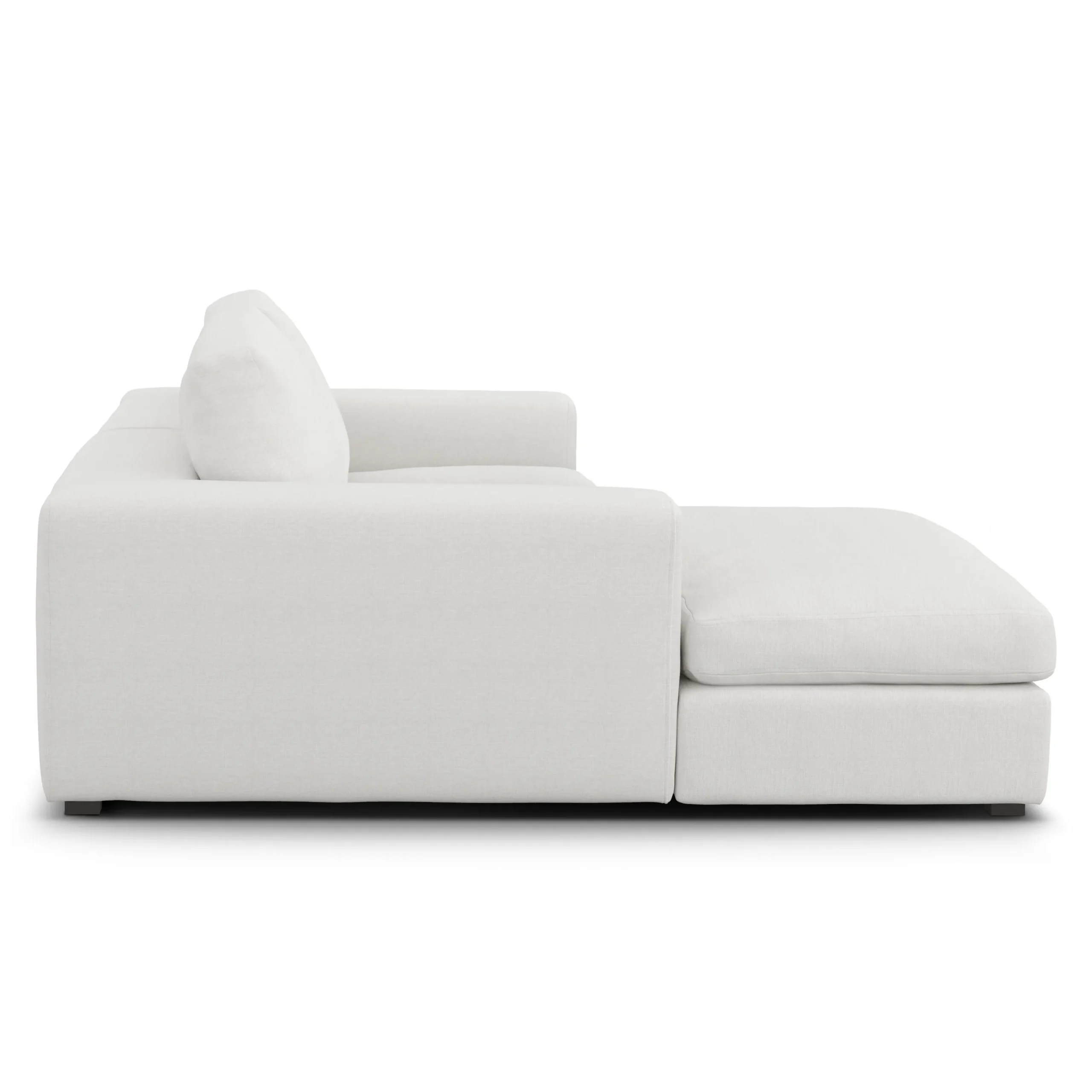 Beta 98_ Modular Left Chaise Sectional - Quartz White - Image 4