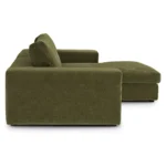 Beta 98_ Modular Right Chaise Sectional - Cypress Green
