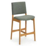 Nosh Counter Stool - Oak and Ratine Green