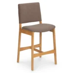 Nosh Counter Stool - Oak and Ratine Brown