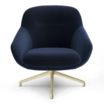 Sterling 33_ Velvet Swivel Chair - Hale Ink