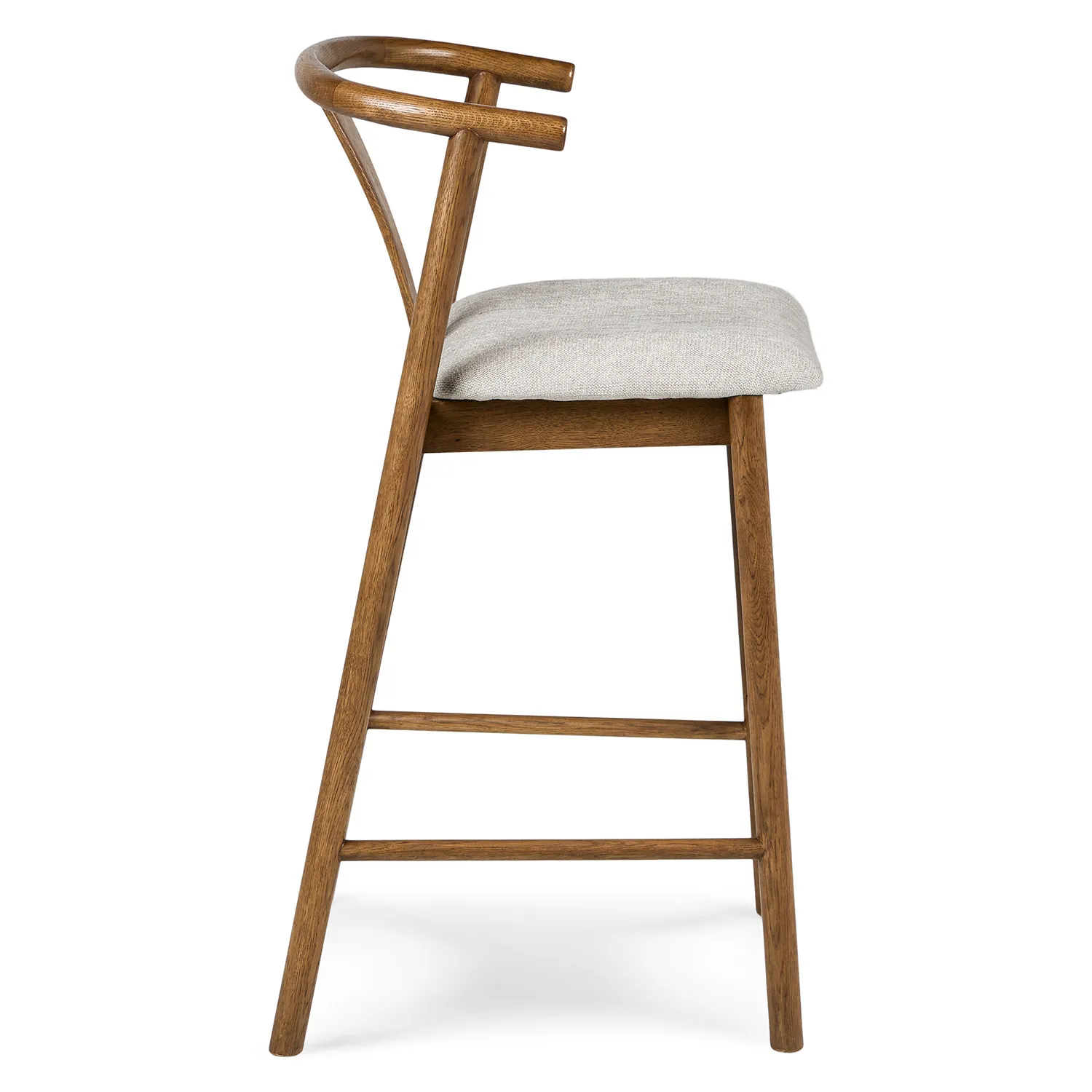 Fonra Counter Stool - Smoked Oak and Santolina Gray - Image 4