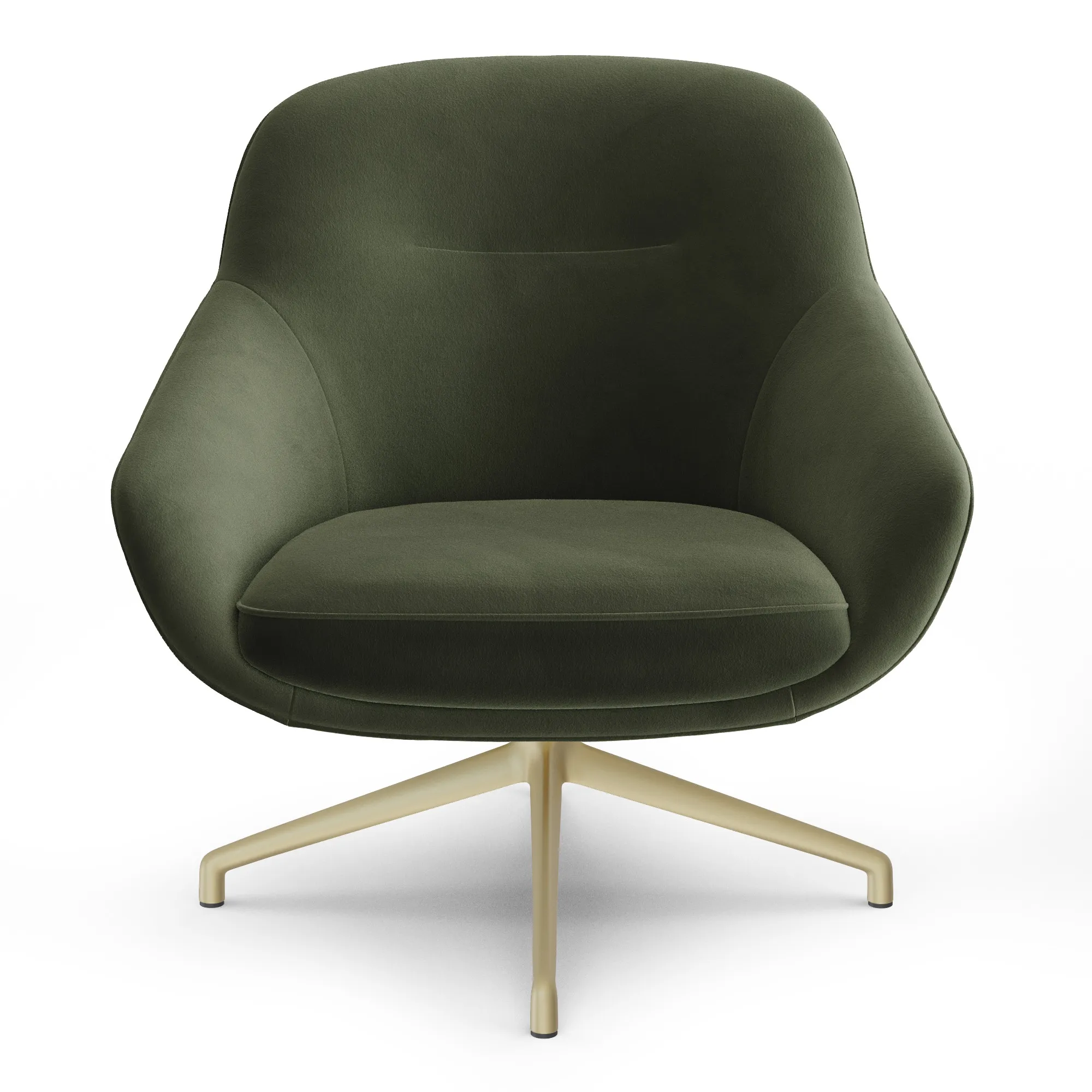 Sterling 33_ Velvet Swivel Chair - Hale Fir Green - Image 8